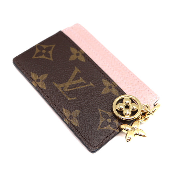 Louis Vuitton Monogram Canvas LV Carte Porte Card Charm Case - Picture 1 of 6